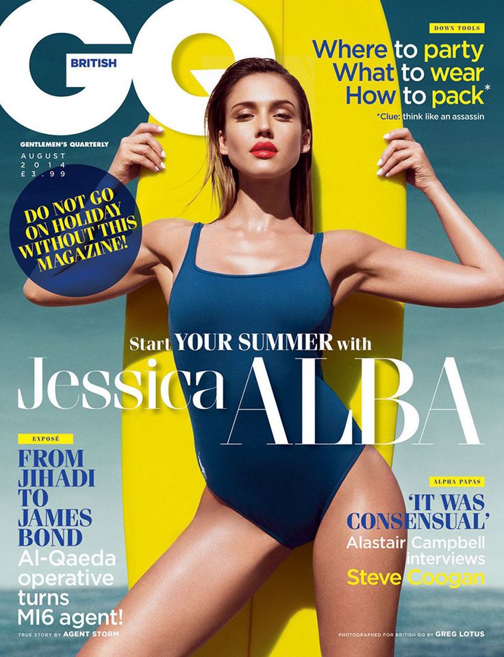 Jessica Alba by Greg Lotus for GQ UK August 2014