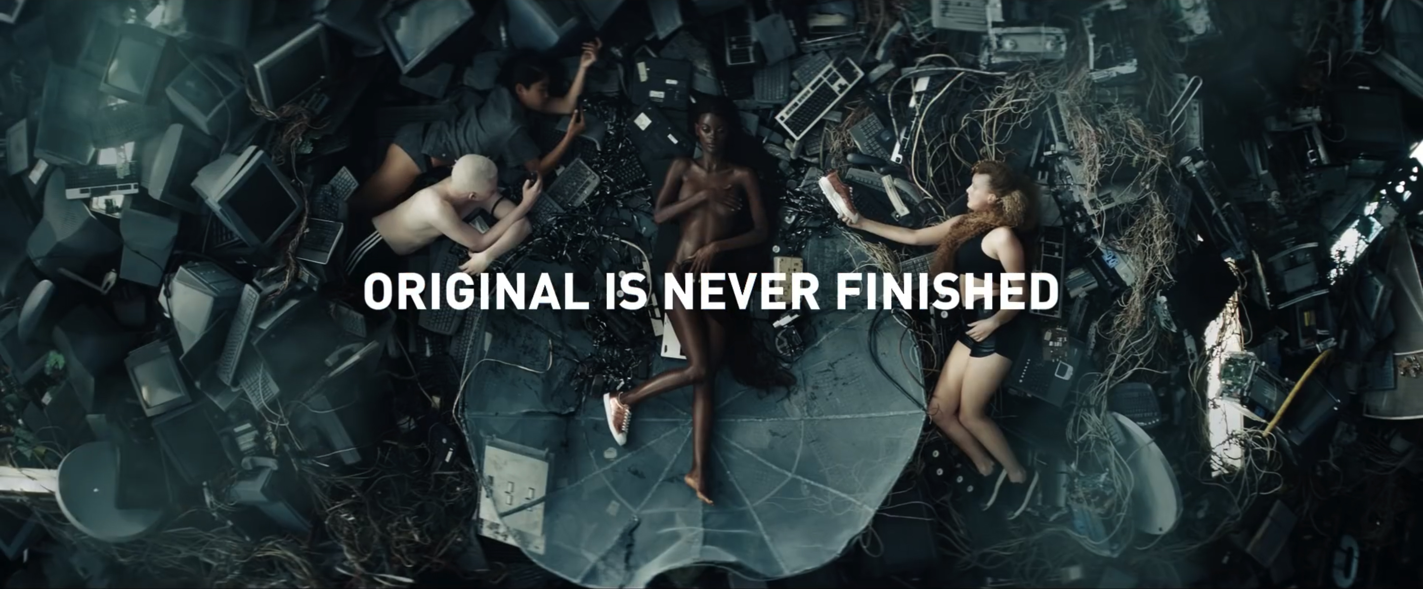 adidas original is never finished director